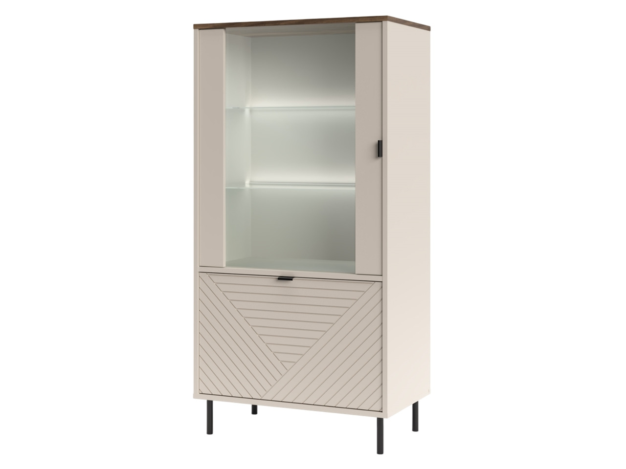 BAL-EVO WN1D1W alacsony polcos vitrin