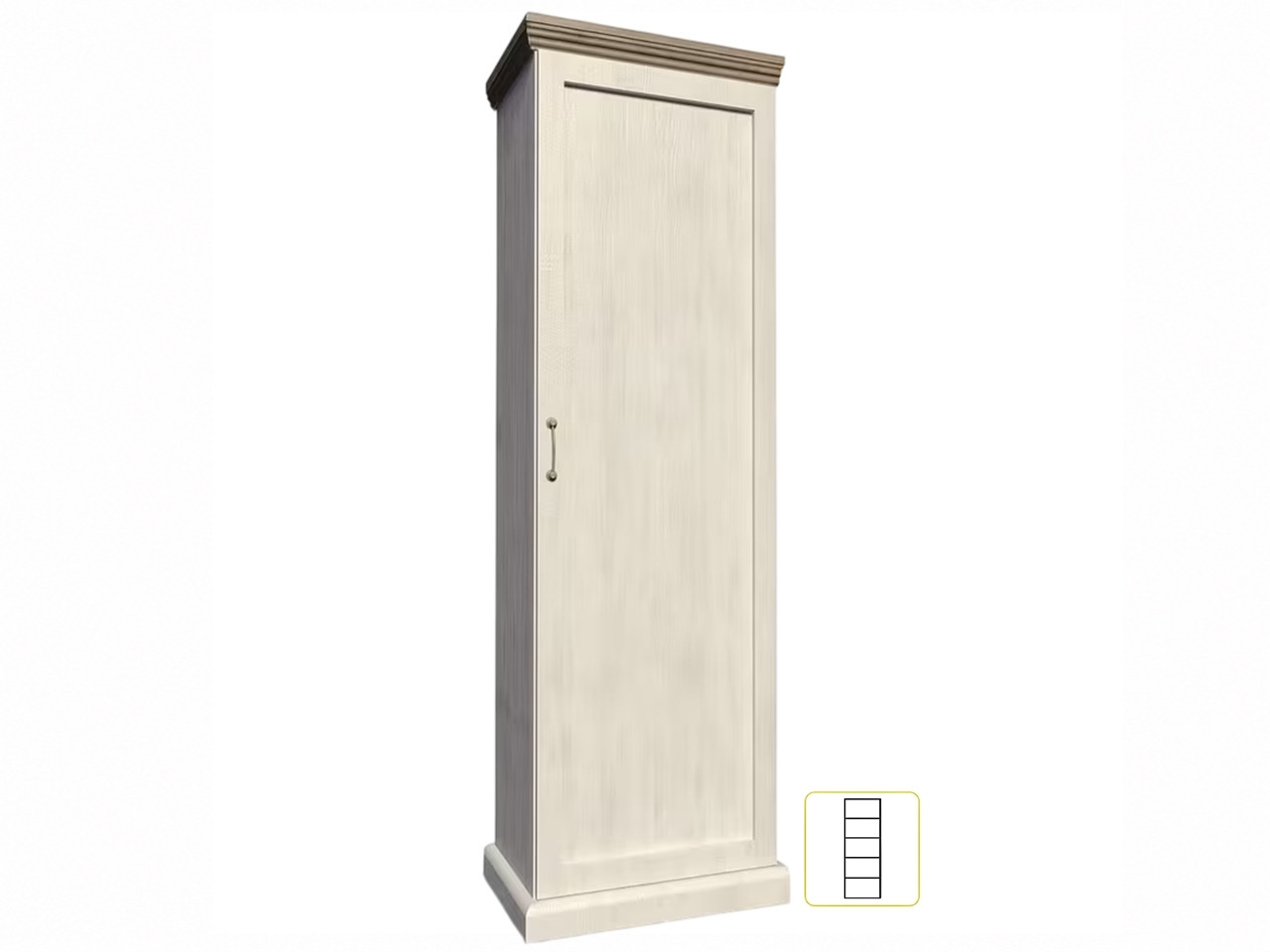 BAL-Royal S1D keskeny szekrény