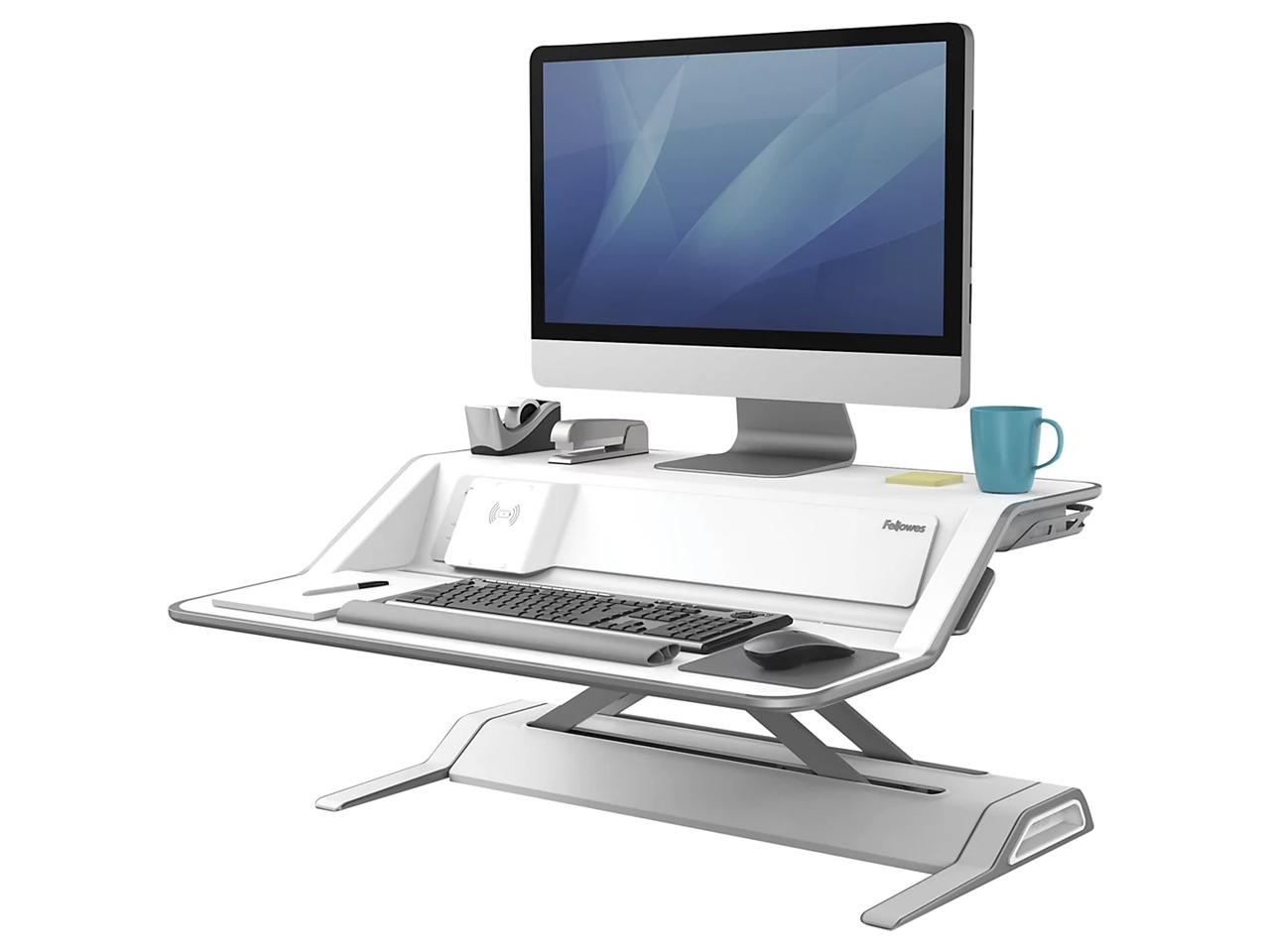 COR-FELLOWES Lotus DX Ülő/álló munkaállomás, fehér (IFW80811)