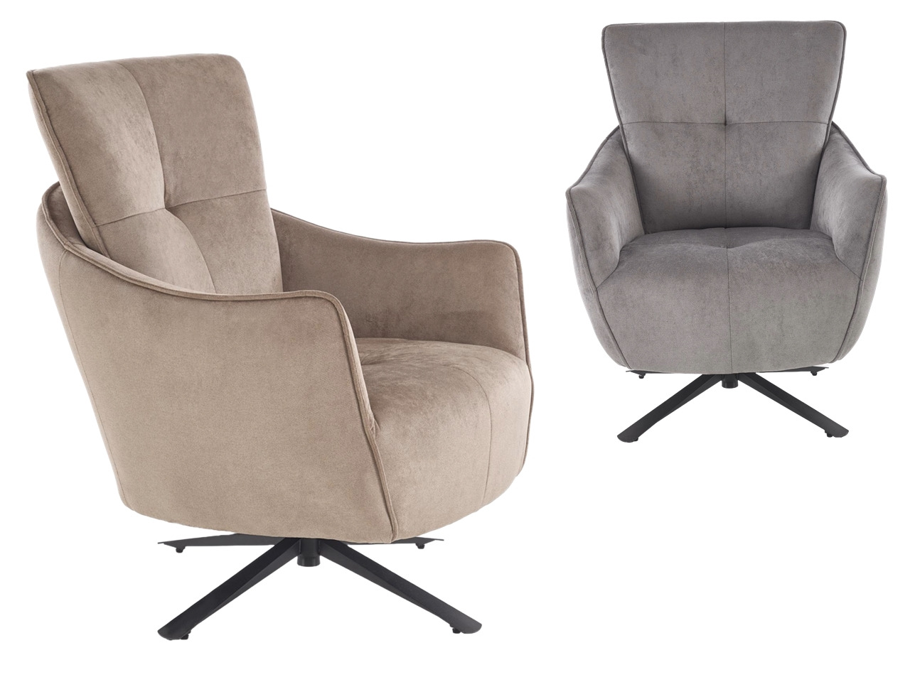 HAL-Scampi design fotel szövetborítással