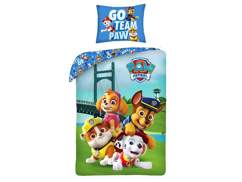 HTX-P-410BL ágyneműhuzat Paw Patrol mintával