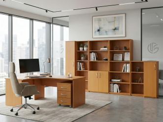 ALB-Corso COAS 140/120 laplábas sarok íróasztal (140x120cm) jobbos 3