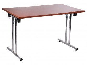 ALB-SC-921-59CH összecsukható asztal krómozott lábbal (160 cm)