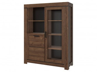 BAL-Brass WN1D1W polcos vitrin