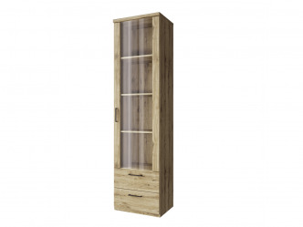 BAL-Doorset W1W2S polcos vitrin fiókokkal