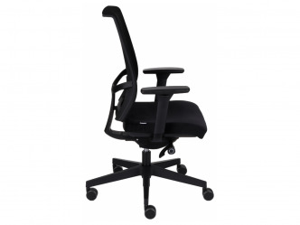 GRO-Level BS Black modern irodai forgószék hálós háttámlával 3