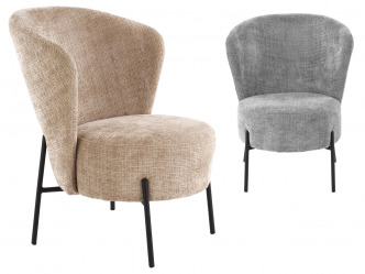 HAL-Cezar design fotel szövetborítással