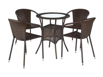 HAL-Midas rattan hatású asztal 2