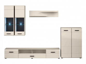 HAL-Valetta modern nappali fal LED világítással