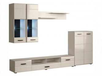 HAL-Valetta modern nappali fal LED világítással 2