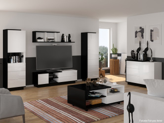 NAP-Hybrid 16 modern előszoba bútor tükörrel 3