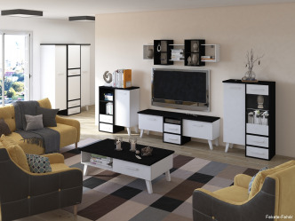 NAP-Nordis 02 fiókos polcos komód 2
