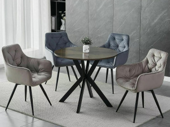 SIG-Mango Velvet modern fémvázas szék 3