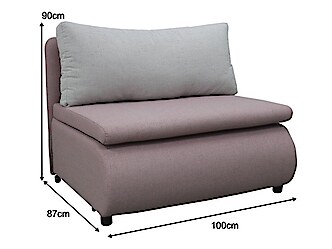 TEM-Keny NEW modern fotelágy ágyneműtartóval 2