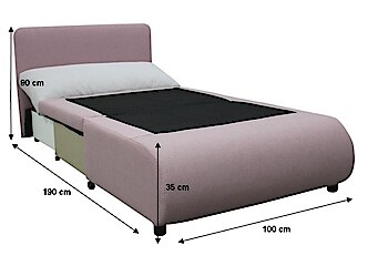 TEM-Keny NEW modern fotelágy ágyneműtartóval 3