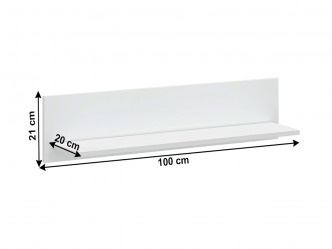 TEM-Lindy 100 modern fali polc 2