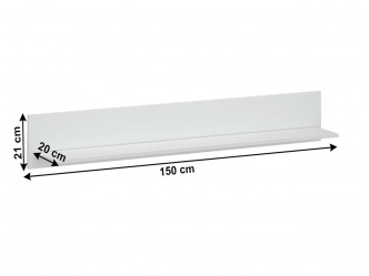 TEM-Lindy 150 modern fali polc  2