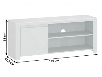 TEM-Lindy 1D/160 modern TV asztal 3