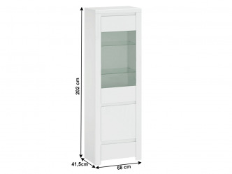 TEM-Lindy 1D1W1S modern vitrin 2