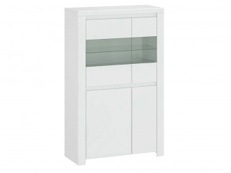 TEM-Lindy 2D2W modern vitrines szekrény