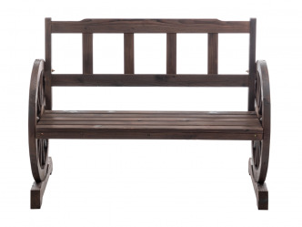 TEM-Saba TYP 1 fenyő kerti pad (104 cm) 2