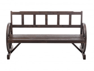 TEM-Saba TYP 2 fenyő kerti pad (142 cm) 2