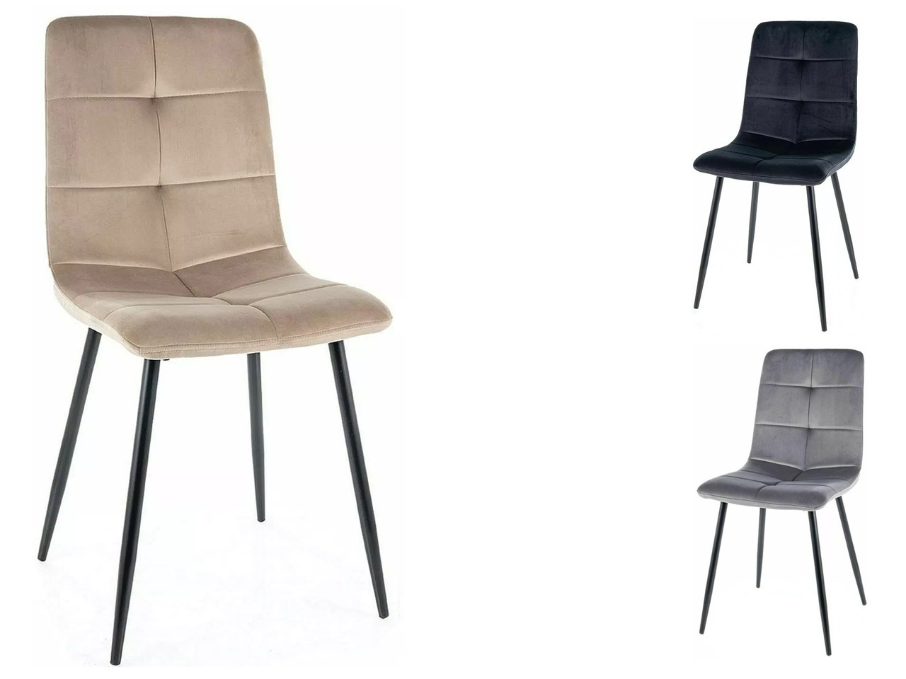 SIG-Ivo Velvet modern fémvázas szék