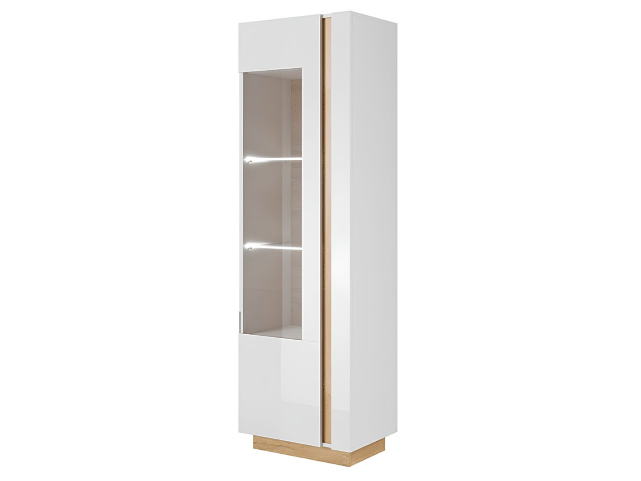 TEM-City 60 modern stílusú magas vitrin