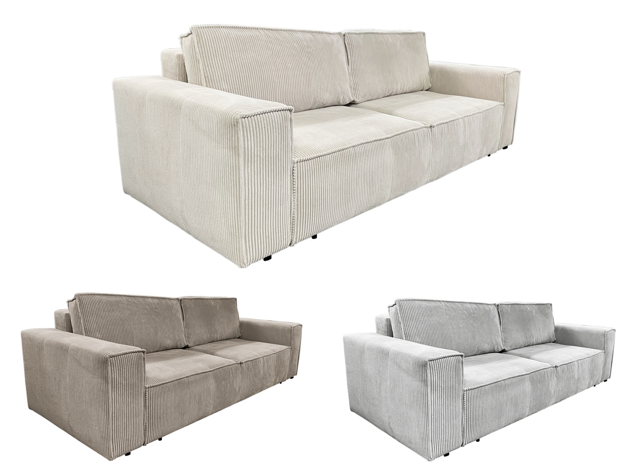 TEM-Harpera BIG SOFA háromszemélyes ággyá alakítható kanapé
