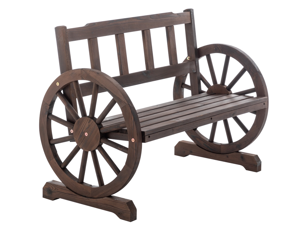 TEM-Saba TYP 1 fenyő kerti pad (104 cm)