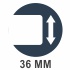 Strapabíró 36 mm vastag asztallappal Strapabíró 36 mm vastag asztallappal
